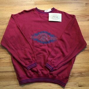 New Men's Red Maroon Sweatshirt